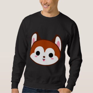 Sudadera Cute Red Husky