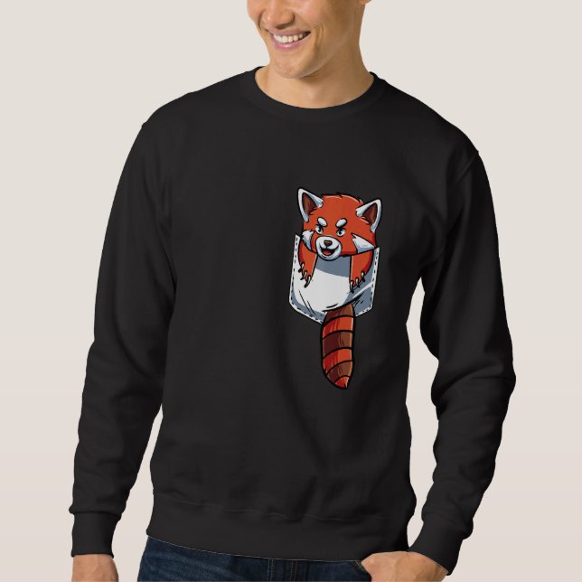 Sudadera Cute Red Panda Pocket Red Panda (Anverso)