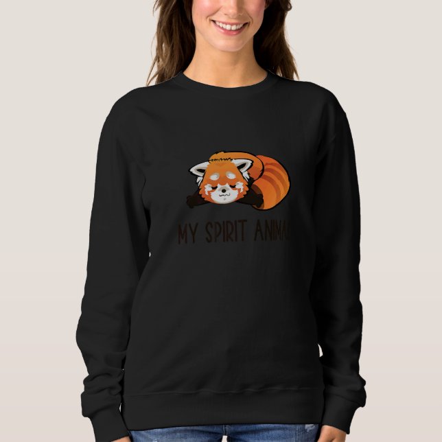 Sudadera Cute Red Panda    Red Panda My Spirit Animal  1 (Anverso)