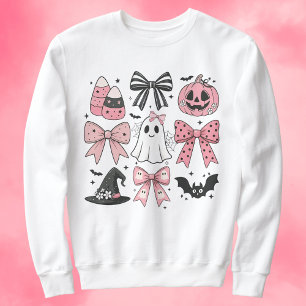 Sudadera Cute rosa Coquette Halloween