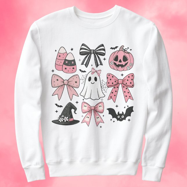Sudadera Cute rosa Coquette Halloween (Subido por el creador)