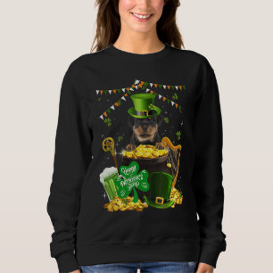 Sudadera Cute Rottweiler Dog Shamrock St Patricks Day Dog I