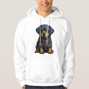 Sudadera Cute Rottweiler en armadura