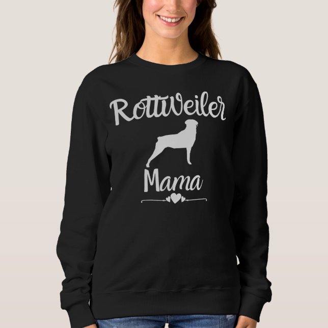 Sudadera Cute Rottweiler Mama Dog (Anverso)