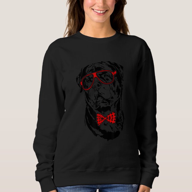 Sudadera Cute Rottweiler mom Rottie dog  2 (Anverso)