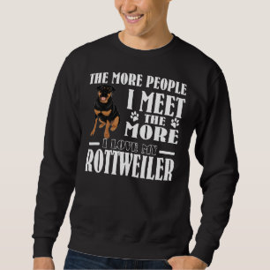 Sudadera Cute Rottweiler Perfecto Amo Mi Rottweiler
