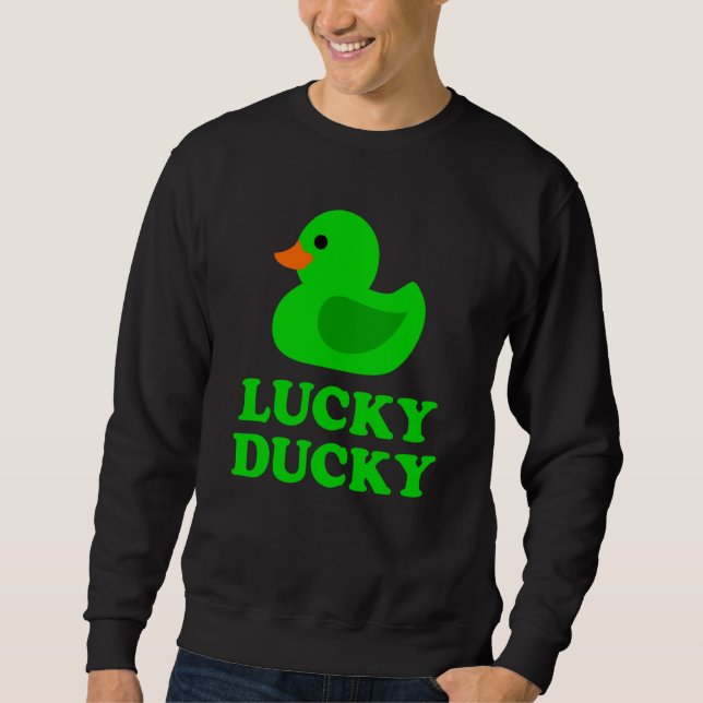 Sudadera Cute Rubber Duck Lucky Ducky Quack Cool Animal Gra (Anverso)