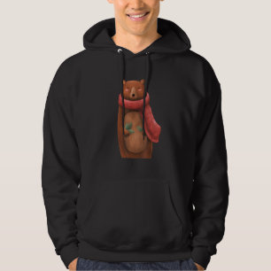 Sudadera Cute Scarf Brown Bear
