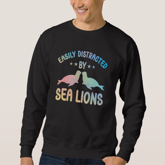 Sudadera Cute Sea Lion Apparel for Women and Girls Sea lion (Anverso)