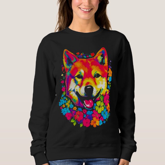 Sudadera Cute Shiba Inu Dog (Anverso)