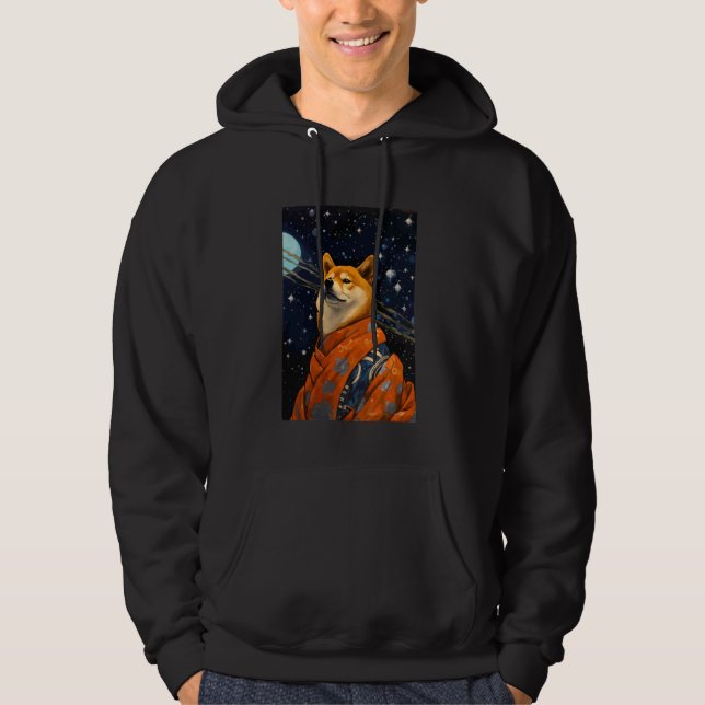 Sudadera Cute Shiba Inu Pixel Art (Anverso)
