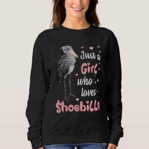 Sudadera Cute Shoak Beak Love Stork Bird Chica
