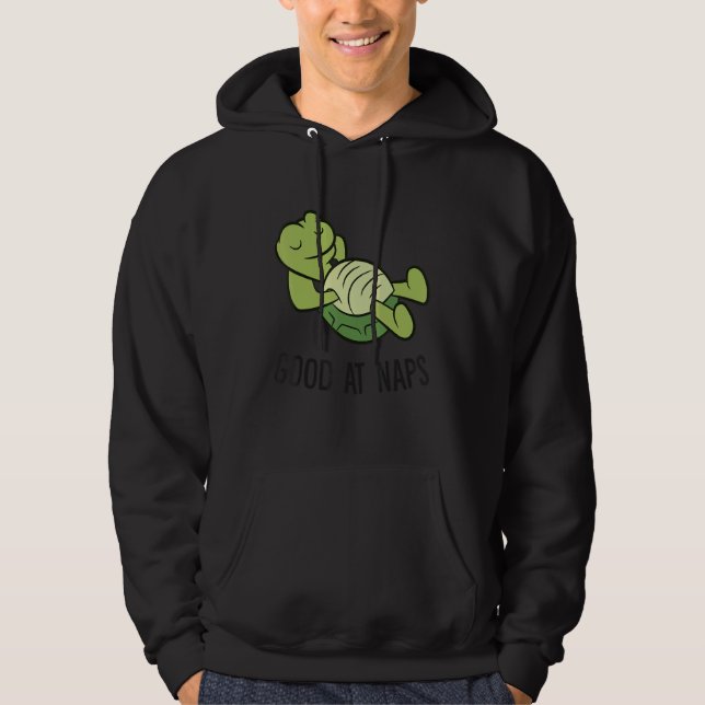Sudadera Cute Sleeping Turtle Good At Naps  Turtle (Anverso)