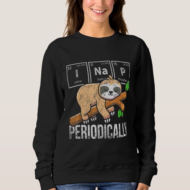 Sudadera Cute Slote Animal Peridic Table Science Chemist C (Anverso)