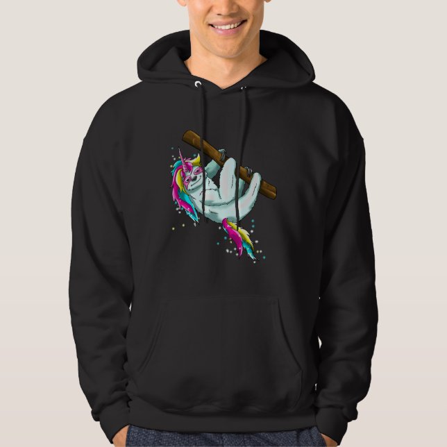 Sudadera Cute Slote Unicorn Funny Horn mágico (Anverso)