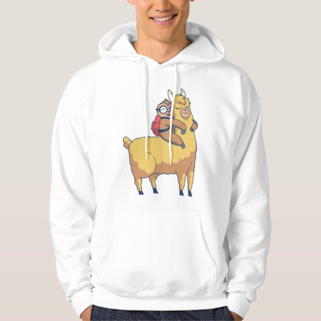 SUDADERA CUTE SLOTH LLAMA (Anverso)