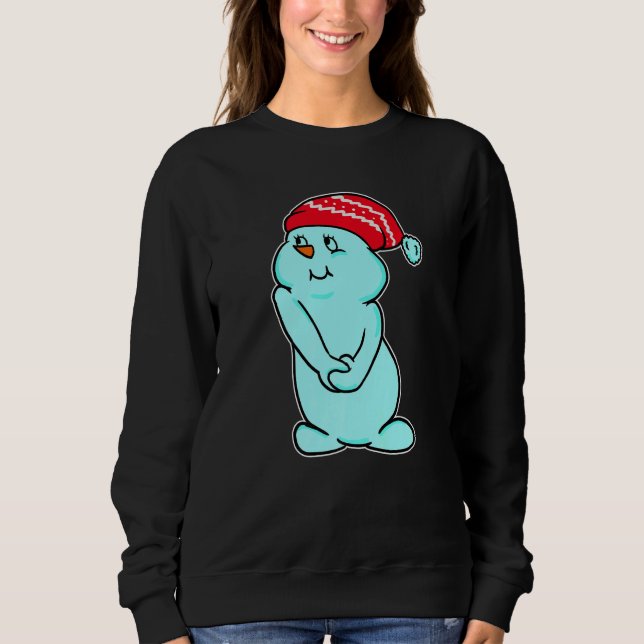 Sudadera Cute Snowman Winter Merry Christmas Eve Party (Anverso)