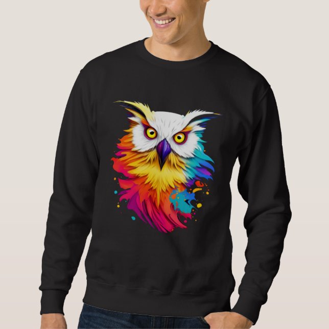 Sudadera Cute Splash Owl (Anverso)