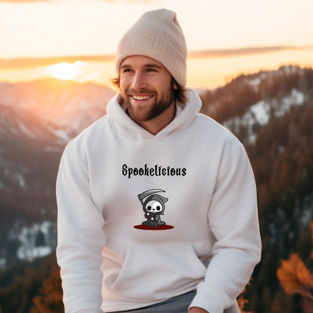Sudadera Cute Spookelicious Halloween Grim Reaper (Subido por el creador)