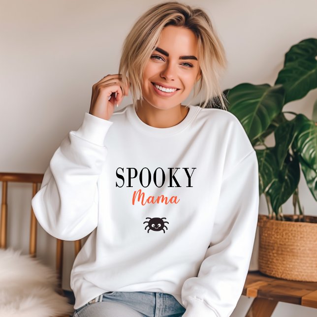 Sudadera Cute Spooky Mama Family Halloween Spider (Subido por el creador)