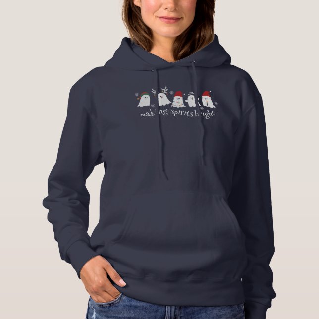 Sudadera Cute Spooky Navidades Fantasmas (Anverso)