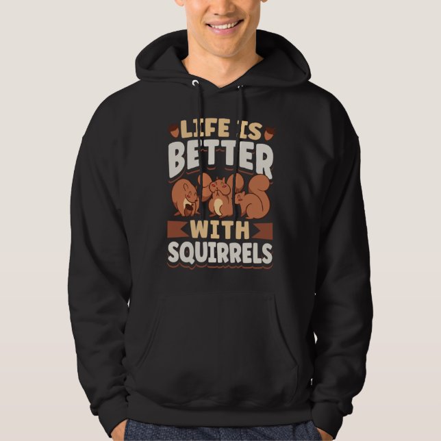 Sudadera Cute Squirrel Rodent   With Squirrels (Anverso)