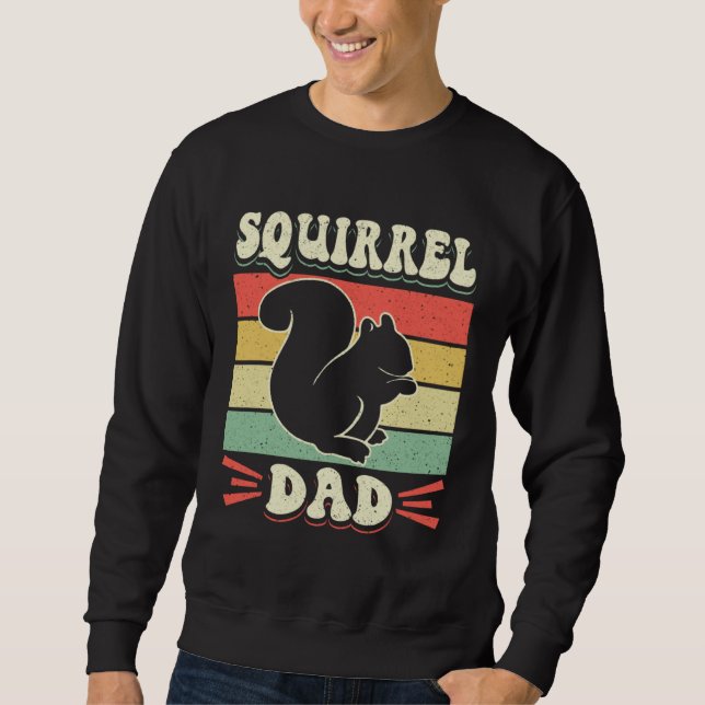 Sudadera Cute Squirrels Rodent  Squirrel Dad (Anverso)