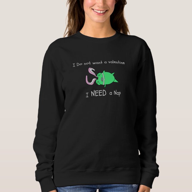 Sudadera Cute sweatshirt funny of a sleep deprived froggy (Anverso)