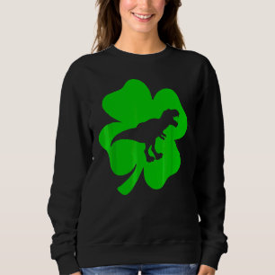 Sudadera Cute T Rex Shamrock Dino Saint Patricks Day Dinosa