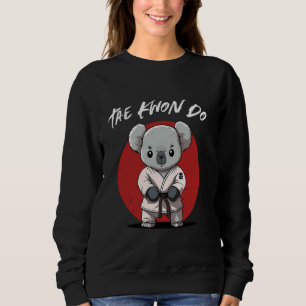 Sudadera Cute Taekwondo Koala - Gracioso Ar Marcial Coreano