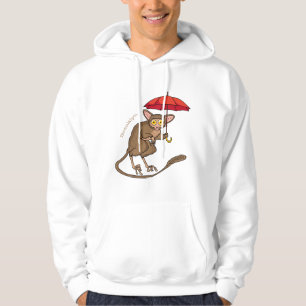 Sudadera Cute Tarsier con ilustracion personalizado paragua