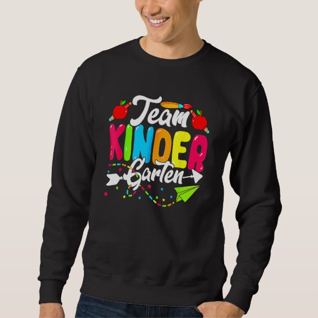 Sudadera Cute Team Kindergarten Happy Back To School Teache (Anverso)