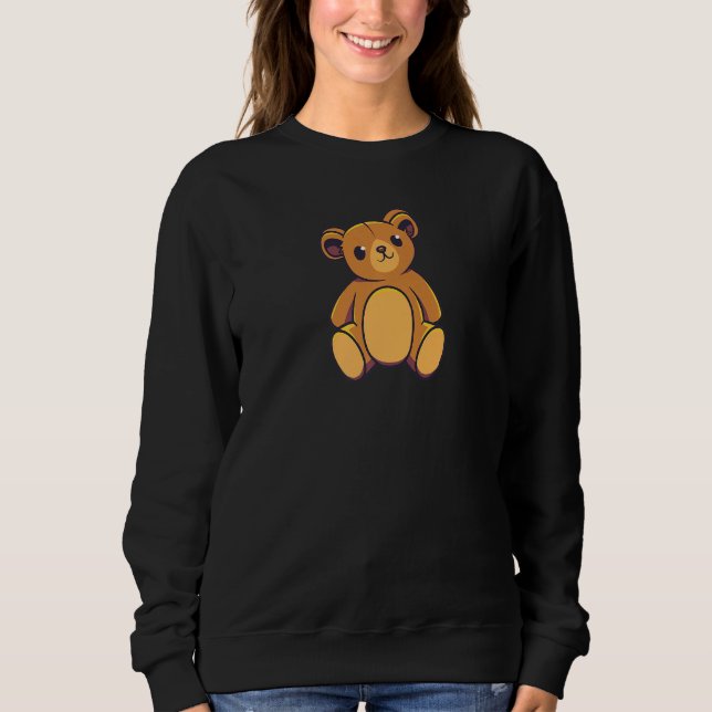 Sudadera Cute Teddy Bear Brown Bear Teddy  Men Women And Ch (Anverso)