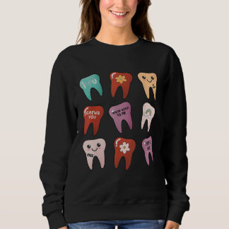 Sudadera Cute Teeth Dental Life Happy Valentineu2019s Day D