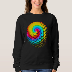 Sudadera Cute Tie Dye Golf Hombres Mujeres Bolas De Color A