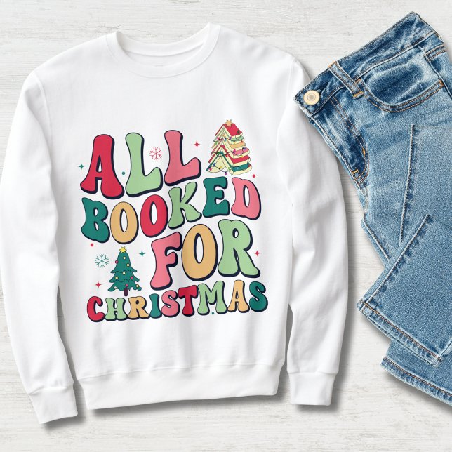 Sudadera Cute Todos Los Libros Para Navidades Typografía Gu (Subido por el creador)
