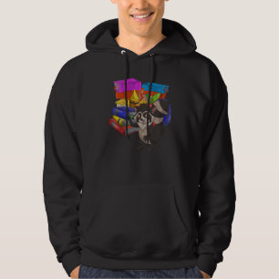 Sudadera Cute Trash Panda Estudiante de Escuela Animal Racc