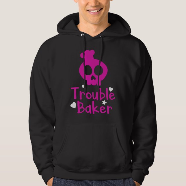Sudadera Cute Trouble Baker Girls Women Chef Cooking Bakery (Anverso)