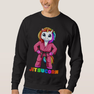 Sudadera Cute Unicorn Jiu Jitsu Brasileño, BJJ