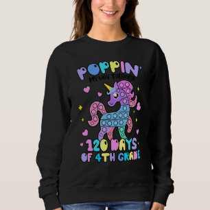 Sudadera Cute Unicornio pop It Happy 120 días de clases 4th
