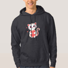 Sudadera Cute valentine cat