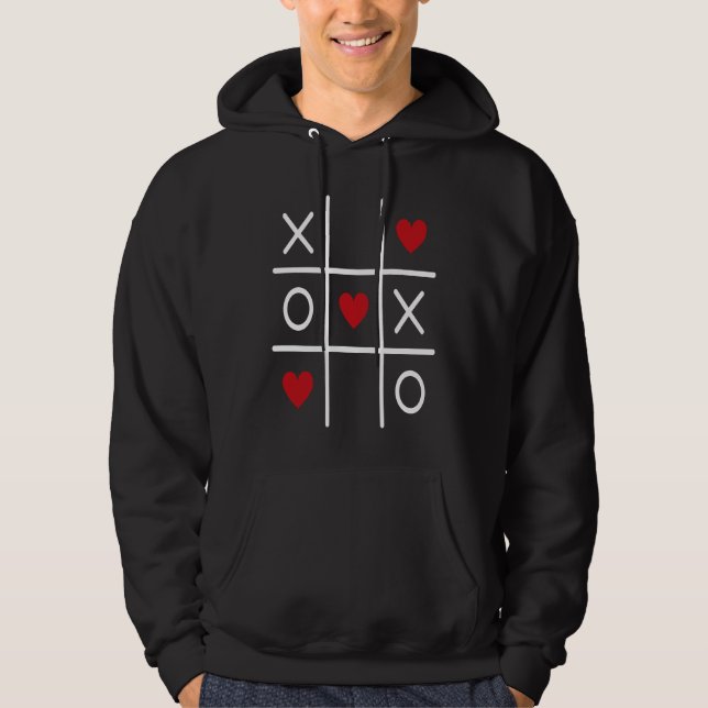 Sudadera Cute Valentine Hearts Game Valentine's Day Romance (Anverso)