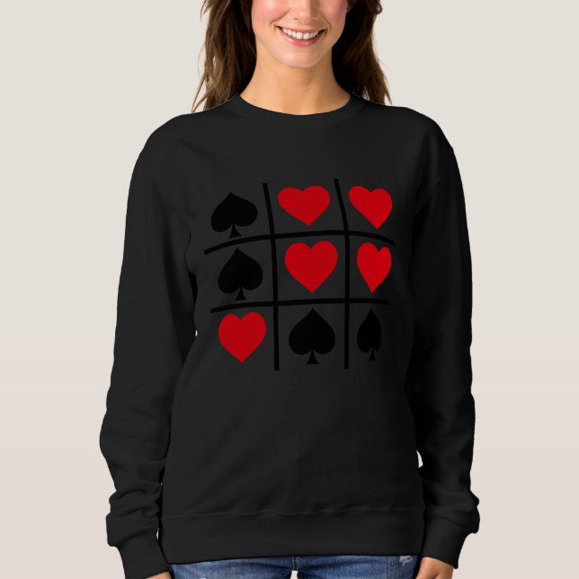 Sudadera Cute Valentine Hearts Game Valentine's Day Romance (Anverso)
