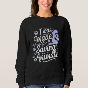Sudadera Cute Veterinaria Vet Tech Veterinaria Rescu Animal