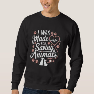 Sudadera Cute Veterinaria Vet Tech Veterinaria Rescu Animal