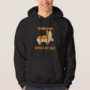 Sudadera Cute viajando Alpaca Llama Animal Idea Girlfrien