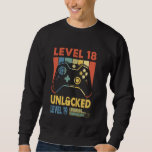 Sudadera Cute Video Gamer 18th Birthday Funny Level 18 Unlo<br><div class="desc">Cute Video Gamer 18th Birthday Funny Level 18 Desbloqueado</div>