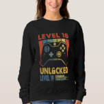 Sudadera Cute Video Gamer 18th Birthday Funny Level 18 Unlo<br><div class="desc">Cute Video Gamer 18th Birthday Funny Level 18 Desbloqueado</div>
