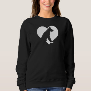 Sudadera Cute Vintage que ama a los perros Perro Negro Cora