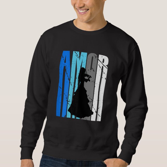Sudadera Cute Violin Brown Amor Life Motivational Loves To  (Anverso)